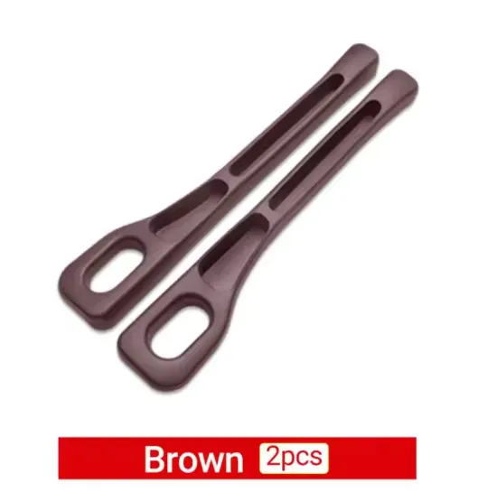 Car Seat Gap Filler Leak-Proof Filling Gap Strip 2pcs Brown